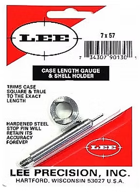 LEE Case Length Gauge & Shell Holder 7x57 Mauser Lee Precision