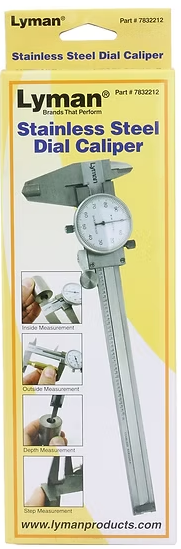 LYMAN STAINLESS STEEL DIAL CALIPER Lyman