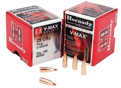 HORNADY 25 Cal .257 75 GR V-MAX® Bullets (100) Hornady