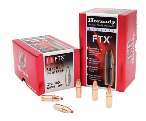 HORNADY 30 Cal .308 160 GR FTX® (30-30 Win) Bullets (100) Hornady