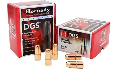 HORNADY 50 Cal .510 570 GR DGS® Bullets (50)