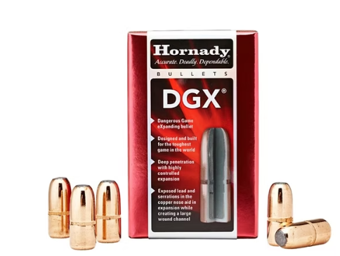 HORNADY 505 Cal .505 525 GR DGX® (505 Gibbs) Bullets (50)