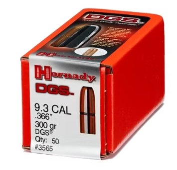HORNADY 9.3mm .366 300 GR DGS® Bullets (50)