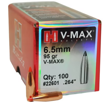 HORNADY 6.5mm .264 95 GR V-MAX® Bullets (100)