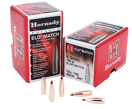 HORNADY 6.5mm .264 100 GR ELD® Match Bullets (100) Hornady