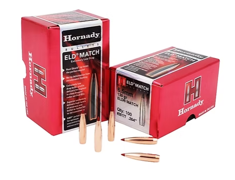 HORNADY 6.5mm .264 130 GR ELD® Match Bullets (100)