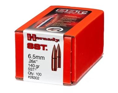 HORNADY 6.5mm .264 140 GR SST® Bullets (100)