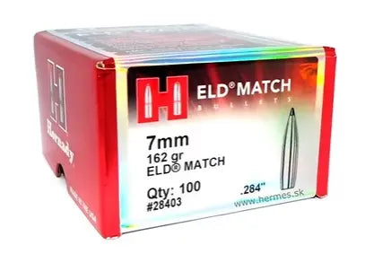 HORNADY 7mm .284 162 GR ELD® Match Bullets (100) Hornady