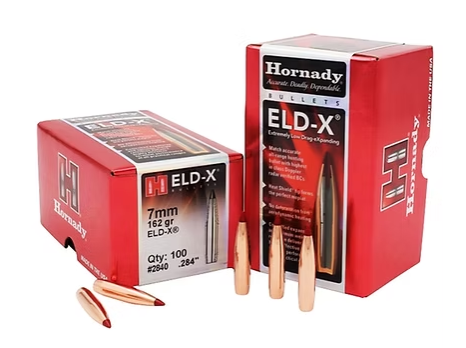 HORNADY 7mm .284 162 GR ELD-X® Bullets (100)