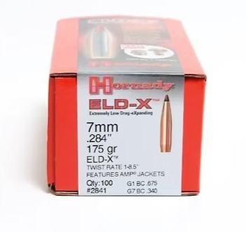 HORNADY 7mm .284 175 GR ELD-X® Bullets (100)