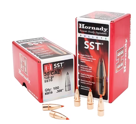 HORNADY 30 Cal .308 125 GR SST® Bullets (100) Hornady