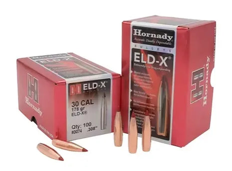 HORNADY 30 Cal .308 178 GR ELD-X® Bullets (100) Hornady