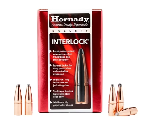 HORNADY 30 Cal .308 180 GR InterLock® SP Bullets (100) Hornady