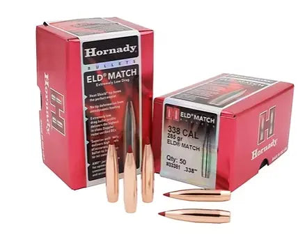 HORNADY 338 Cal .338 285 GR ELD® Bullets (50) Hornady