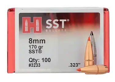 HORNADY 8mm .323 170 GR SST® Bullets (100) Hornady