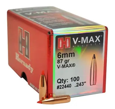 HORNADY 6mm .243 87 GR V-MAX® Bullets (100) Hornady