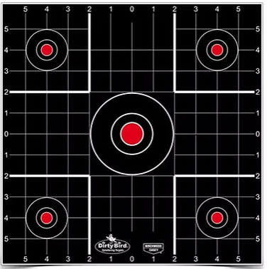 BC DIRTY BIRD® 12 INCH Sight-In Targets Birchwood Casey