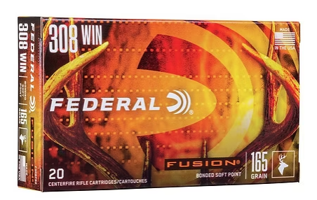 FEDERAL Fusion Rifle 308 Win 165 GR (20) Federal