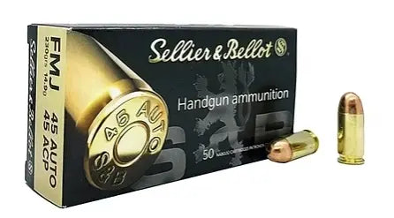 Sellier & Bellot 45 AUTO / 45 ACP FMJ 230 GR (50) Sellier & Bellot