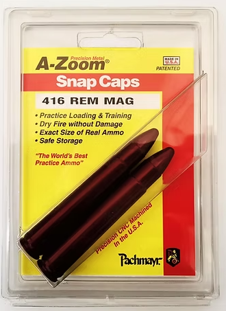 A-ZOOM Snap Caps 416 REM MAG (2) A-Zoom