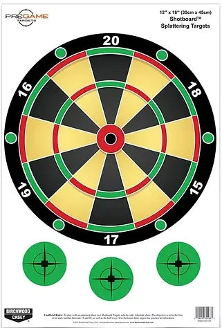 BC PREGAME® 12 X 18 INCH SHOTBOARD™ Target (1) Birchwood Casey