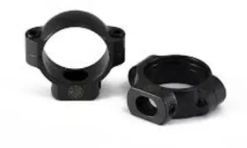 Lynx Low Scope Rings For Stud Bases - 30mm, Matte Black Lynx
