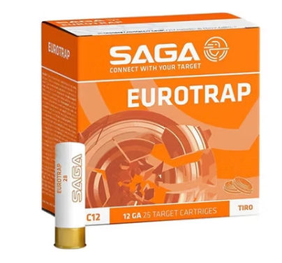 SAGA Shotgun EUROTRAP 12/70 28 GR #7.5 (25) Saga