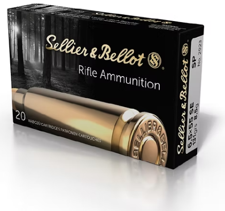 Sellier & Bellot 6.5 × 55 SE SP 131 GR (20) Sellier & Bellot