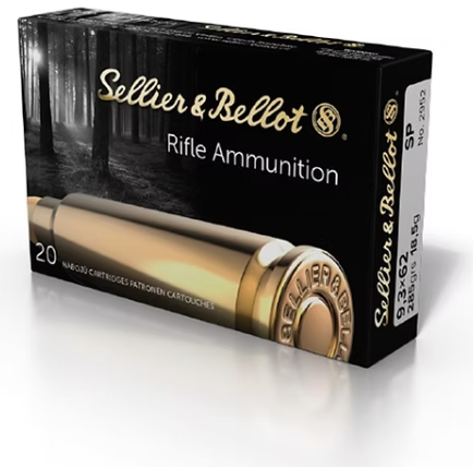 Sellier & Bellot 9.3 × 62 SP 286 GR (20) Sellier & Bellot