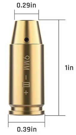 ROTCHI Zeroing Bore Sight 9mm Red Laser