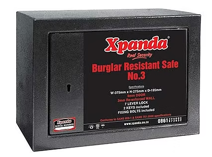Xpanda Burglar Resistant Safe No. 3 Xpanda
