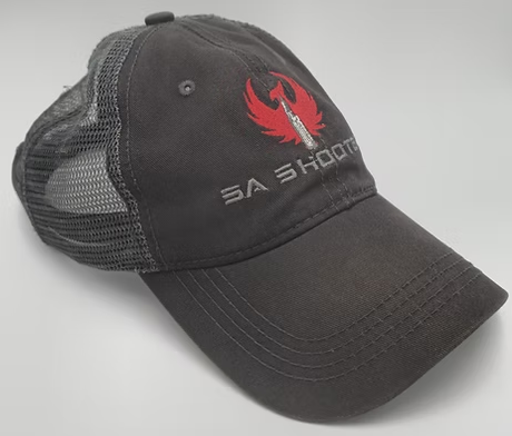 SA Shooter Trucker Cap - Charcoal