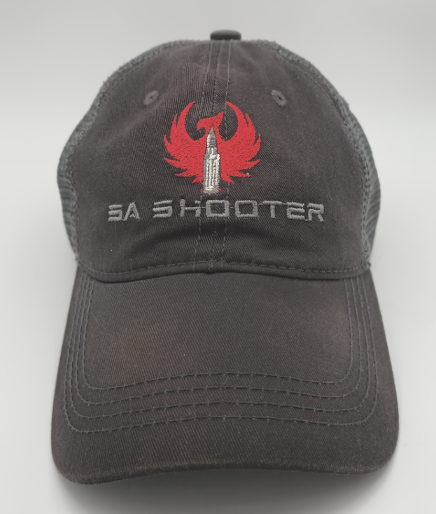 SA Shooter Trucker Cap - Charcoal SA Shooter