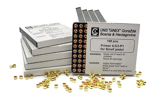 Ginex Small Pistol Primers 4,5 / 3-P1 (100)