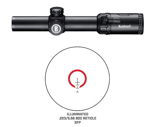 BUSHNELL AR OPTICS® 1-8X24 Illuminated Rifle Scope