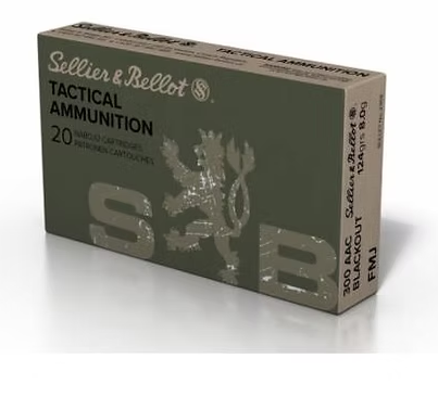 Sellier & Bellot .300 AAC Blackout 124gr FMJ (Box of 20)