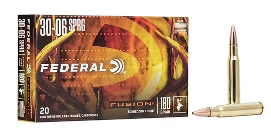 FEDERAL Fusion Rifle 30-06 SPR 180GR (20) Federal