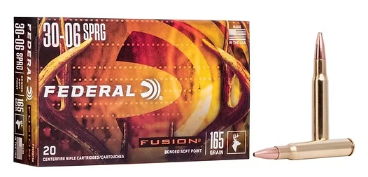 FEDERAL Fusion Rifle 30-06 SPR 165GR (20) Federal