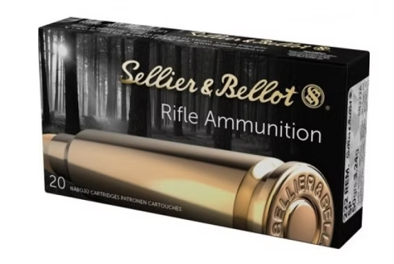 Sellier & Bellot 222 50gr SP (20) Sellier & Bellot