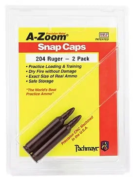 A-ZOOM Snap Caps 204 Ruger (2) A-Zoom