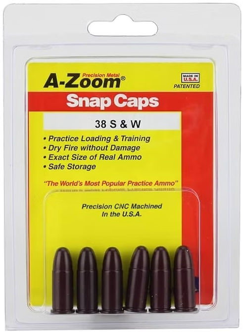 A-ZOOM Snap Caps 38 S&W (5) A-Zoom