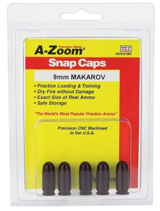 A-ZOOM Snap Caps 9mm Makarov (5) A-Zoom