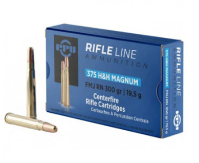 PPU 375 H&H FMJ RN 300GR (10) PPU