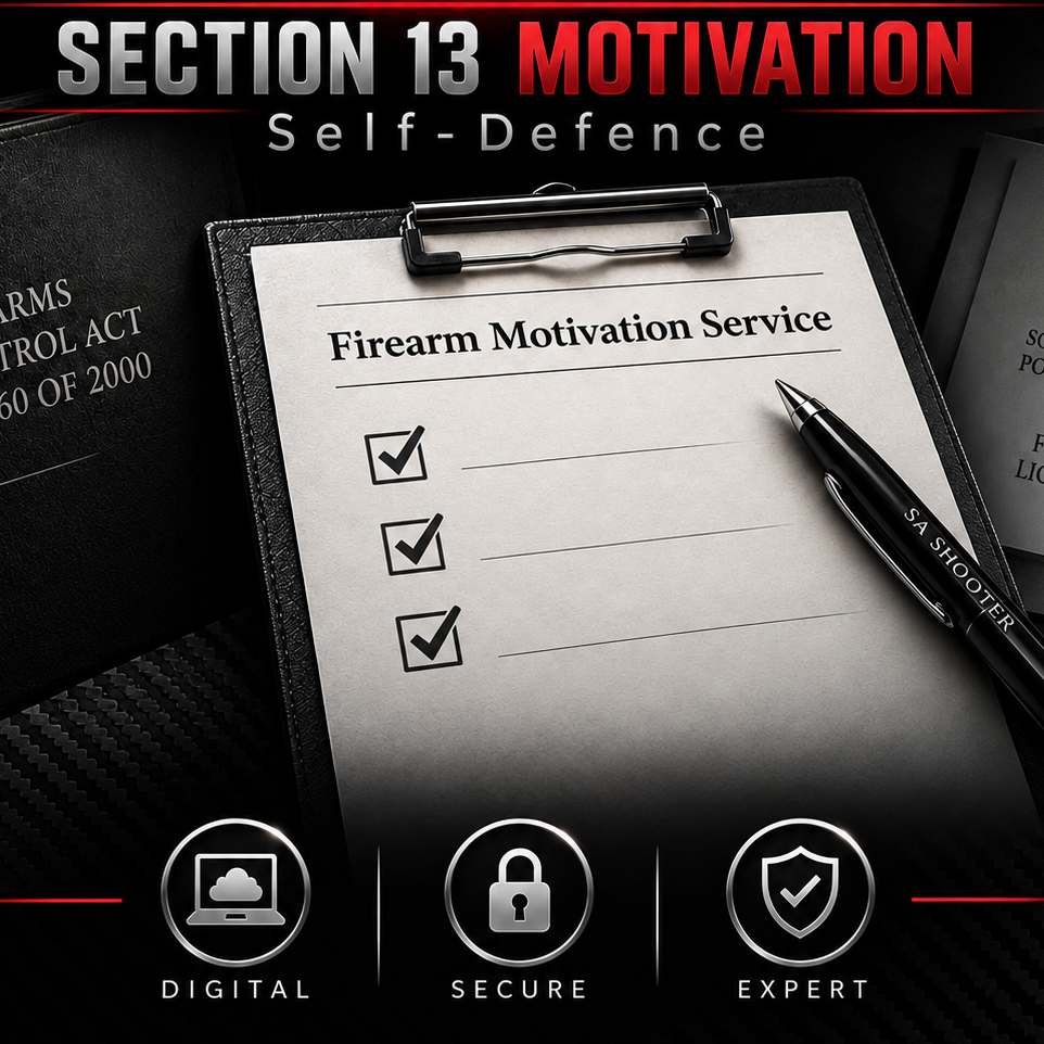Firearm Licence Motivation – Section 13 (Self-Defence)