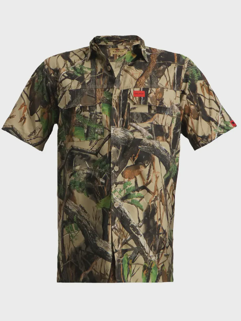 Sniper - Men's Adventure Short Sleeve Shirt - 3D Sniper Africa