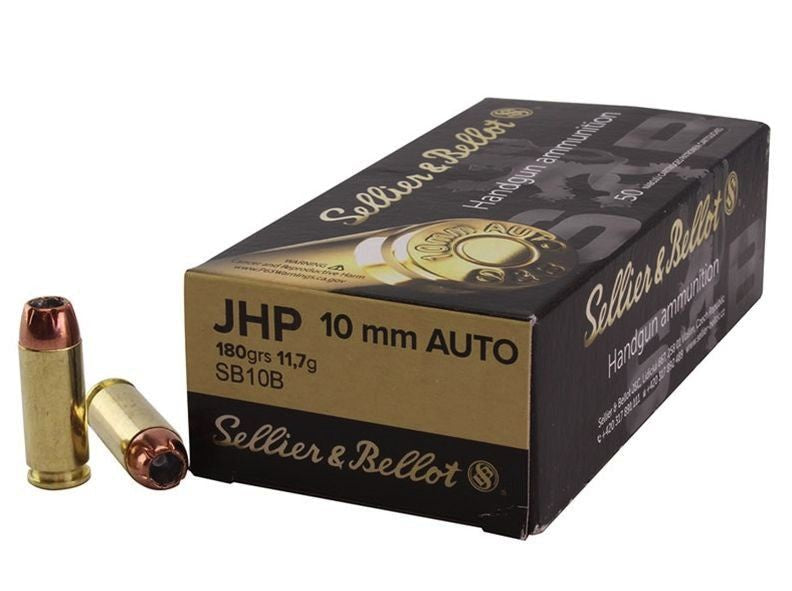 Sellier & Bellot 10mm AUTO JHP 180 GR (50) Sellier & Bellot
