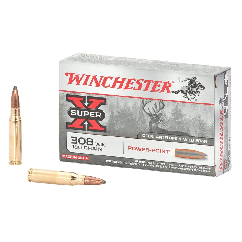 WINCHESTER AMMO 308 WIN 180 GR POWER POINT (20) Winchester