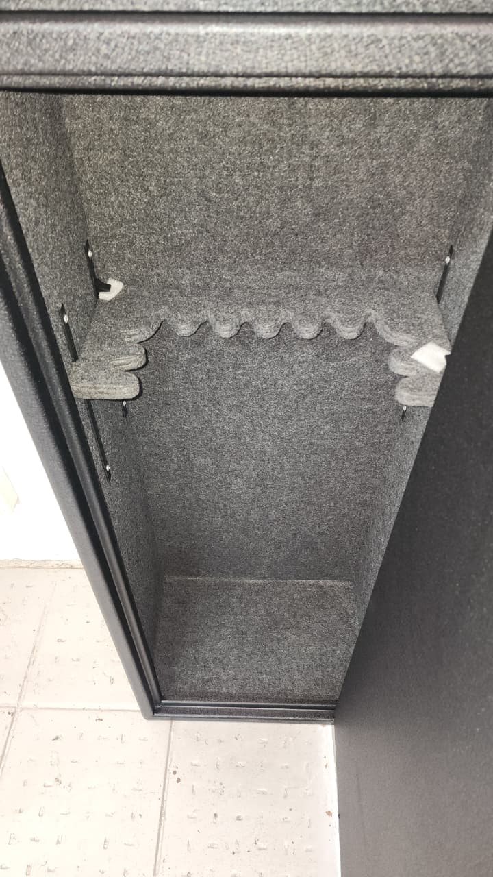 Buffalo River Platinum 10 gun safe, open interior view