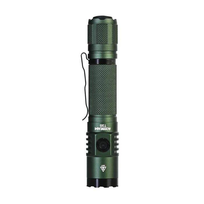 Acebeam T35 Compact Tactical Flashlight - 1900 Lumens, 380m, Green