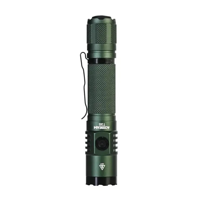 Acebeam T35 Compact Tactical Flashlight - 1900 Lumens, 380m, Green Acebeam